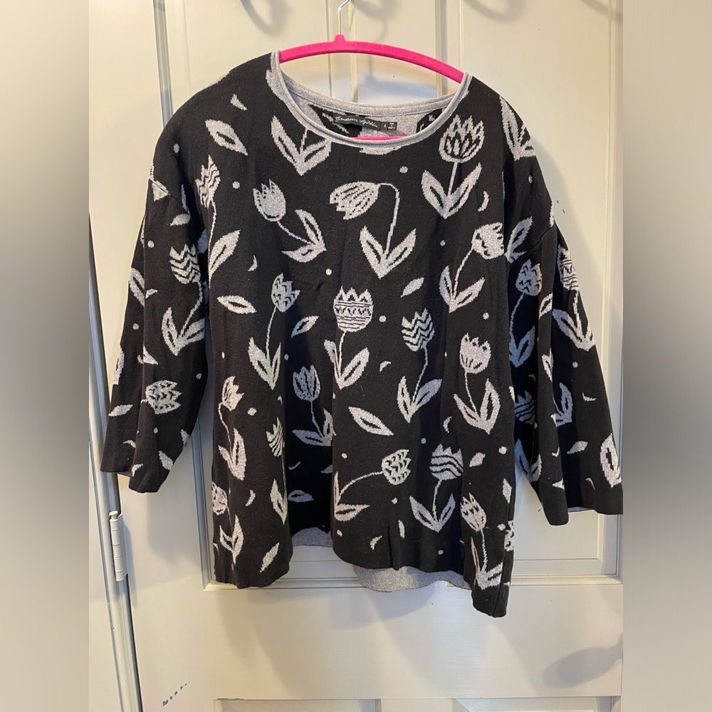 Gudrun Sjoden Black/Grey ‘Violin’ Sweater